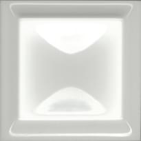 Плитка Absolut Keramika Cube Decor Blanco 10x10 см, поверхность глянец, рельефная