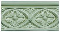Плитка Adex Modernista Relieve Bizantino CC Verde Claro 7.5x15 см, поверхность глянец, рельефная
