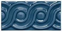 Плитка Adex Modernista Relieve Clasico CC Azul Oscuro 7.5x15 см, поверхность глянец, рельефная