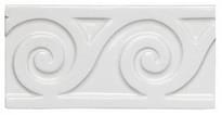 Плитка Adex Modernista Relieve Mar CC Blanco 7.5x15 см, поверхность глянец, рельефная