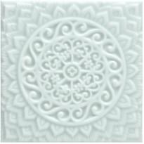 Плитка Adex Studio Relieve Mandala Universe Fern 14.8x14.8 см, поверхность глянец