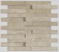 Плитка Apavisa Evolution Beige Striato Mosaic Brick 29.75x28 см, поверхность матовая, рельефная