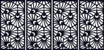Плитка Art Ceramic Full Lappato Mira Black Decore 60x120 см, поверхность полированная