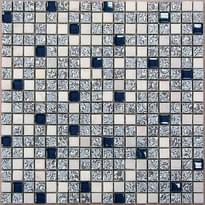Плитка Bonaparte Mosaics Dreams Blue 30x30 см, поверхность глянец, рельефная
