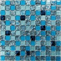 Плитка Bonaparte Mosaics Satin Blue 30x30 см, поверхность глянец, рельефная