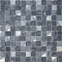 Плитка Caramelle Silk Way Black Velvet 23x23 29.8x29.8 см, поверхность микс, рельефная