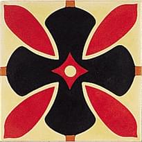 Плитка Carodeco Les Fleurs Et Arabesques 1410-2 20x20 см, поверхность матовая