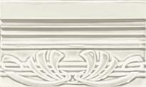 Плитка Ceramiche Grazia Epoque Terminale Deco Bianco Craquele 12x20 см, поверхность глянец, рельефная