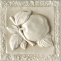 Плитка Ceramiche Grazia Essenze Apple Magnolia Craquele 13x13 см, поверхность глянец, рельефная