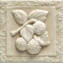 Плитка Ceramiche Grazia Essenze Blackberry Primula 13x13 см, поверхность глянец, рельефная