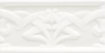 Плитка Ceramiche Grazia Essenze Liberty Bianco Craquele 6.5x13 см, поверхность глянец, рельефная