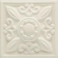 Плитка Ceramiche Grazia Essenze Neoclassico Magnolia 13x13 см, поверхность глянец, рельефная