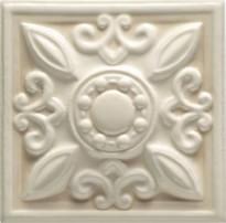 Плитка Ceramiche Grazia Essenze Neoclassico Magnolia Craquele 13x13 см, поверхность глянец, рельефная