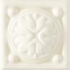 Плитка Ceramiche Grazia Essenze Voluta Tozzetto Magnolia 6x6 см, поверхность глянец, рельефная