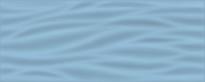 Плитка Cerrol Formula Azul Wave 20x50 см, поверхность глянец, рельефная
