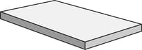 Плитка Del Conca Lavaredo Hla10 Gradone Bianco Ang Rett L Sx 33x120 см, поверхность матовая