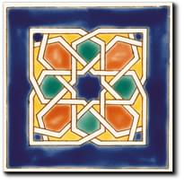 Плитка Diffusion Doremail Andalusian Angle Morisco Automne 15x15 см, поверхность глянец