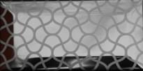 Плитка Diffusion Metro Decors Chrome Biseaute Metro Chrome Spider 7.13x23 см, поверхность глянец