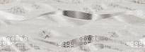 Плитка Eletto Trevi Decor Grey Onda 25.1x70.9 см, поверхность глянец, рельефная