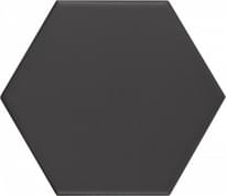 Плитка Equipe Kromatika Black 10.1x11.6 см, поверхность матовая