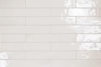 Плитка Equipe Manacor White 6.5x40 см, поверхность глянец
