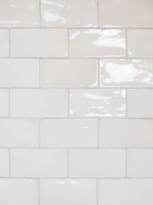 Плитка Equipe Manacor White 7.5x15 см, поверхность глянец
