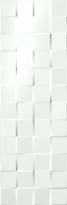 Плитка Fap Lumina Square Gloss White 25x75 см, поверхность глянец, рельефная