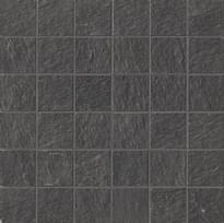 Плитка Fap Maku Dark Gres Macromosaico Out 30x30 см, поверхность матовая, рельефная