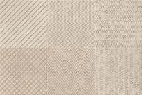 Плитка Fap Maku Trace Sand Inserto Mix 6 40x60 см, поверхность матовая, рельефная
