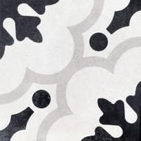 Плитка Fioranese Cementine Black And White 2 20x20 см, поверхность матовая