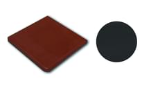 Плитка Gres De Aragon Quarry Угловая Ступень Black 19.5x19.5 см, поверхность матовая
