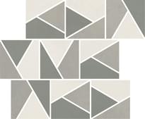 Плитка Impronta Italgraniti Nuances Mosaico Triangoli Mix Freddo 1 Strideup 30x30 см, поверхность матовая, рельефная