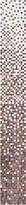 Плитка Irida Mosaic Sfumature Sakura 32.7x261.6 см, поверхность глянец