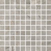 Плитка Keope Elements Lux Silver Grey Mosaico 30x30 см, поверхность полированная