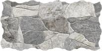 Плитка Keros Belcaire Gris 23x46 см, поверхность матовая, рельефная