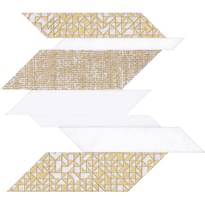 Плитка LAntic Colonial Callanish Mosaics Gold 34x22.5 см, поверхность матовая, рельефная