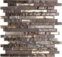 Плитка LAntic Colonial Mosaics Treasures Bronz Emper Strip 29.2x30.4 см, поверхность полированная, рельефная