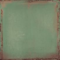 Плитка Land Lookback Green Lappato 89.46x89.46 см, поверхность полуполированная, рельефная