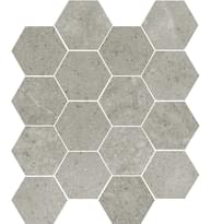 Плитка Magica Leccese Fumo Hexagon 28.5x33.5 см, поверхность матовая, рельефная