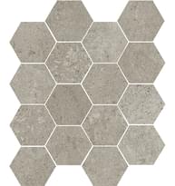 Плитка Magica Leccese Tortora Hexagon 28.5x33.5 см, поверхность матовая, рельефная