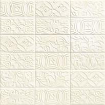 Плитка Mainzu Velvet Decor Bianco 10x20 см, поверхность полуматовая, рельефная