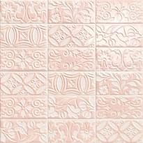 Плитка Mainzu Velvet Decor Pink 10x20 см, поверхность полуматовая, рельефная