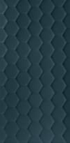 Плитка Marca Corona 4D Hexagon Deep Blu Matt 40x80 см, поверхность матовая, рельефная