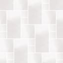 Плитка Micro Microtiles Offset Glaze White 35.1x30.1 см, поверхность глянец, рельефная