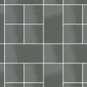 Плитка Micro Microtiles Plaid Glaze Graphite 30.1x30.1 см, поверхность глянец, рельефная