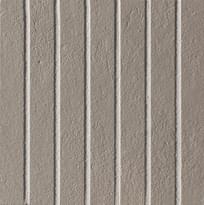 Плитка Mutina Fringe Bold Grey 12.3x12.3 см, поверхность матовая, рельефная