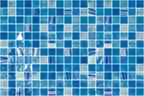 Плитка Onix Mosaico Iridiscent Colour Blends Acuario 31x46.7 см, поверхность глянец