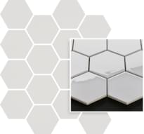 Плитка Paradyz Universal Mosaics Prasowana Grys Hexagon Mozaika 22x25.5 см, поверхность глянец