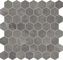 Плитка Provenza Eureka Mosaico Esagona Moka 30x30 см, поверхность матовая, рельефная