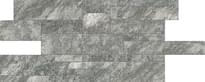 Плитка Refin Petrae Pacific Grey Muretto R 30x60 см, поверхность матовая, рельефная